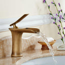 Water House Faucet All Copper Nordic Hot and Cold Black Gold Household Bathroom Basin Water Tap