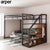 ARPER Iron High-rise Bed Save Space Under The Bed Empty Loft-type Bed Small Single Upper-floor