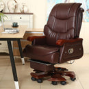 Special Offer Office Chair Leather Computer Chair Cowhide Swivel Boss Large Chair 7 Massage Spots