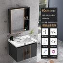 K.T Aluminum Alloy Mirror Cabinet Bathroom Cabinet Combination Small Cabinet Bathroom Integrated