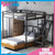 Iron Bed Bunk Loft Bed With Raised Black Frame Student Dormitory Bed