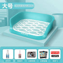 Pet Potty Urine Tray Automatic Teddy Supplies Urinal Basin Shit Small Medium Pet Flush Large Blue