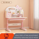 BabyDairy Children Study Desk Kids Study Table Solid Wood Adjustable School Age Kids Study Desk