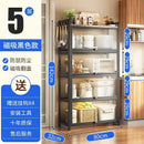 CAGK Kitchen Rack Storage Cabinet With Door Floor-standing Multi-layer Microwave Oven Pot Rack