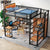 ARPER Wrought Iron Bed Raised Bed Bunk Small Family Loft Up And Down Apartment High And Low Iron