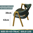 Nordic Backrest Dining Chair Leisure Iron Home Computer Chair Simple Modern Lazy Student Makeup