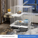 Pet Playpen Cat Rabbit Fence Isolation Door Plastic Indoor Cage Kennel