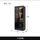 PINA Luxury Wardrobe Home Bedroom Nordic Light Luxury Modern Simple Economical Glass Cloakroom