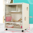 RUNPET Chinchilla Cabinet Super Large Solid Wood Ecological Board Chinchilla Villa Pet Products Cage