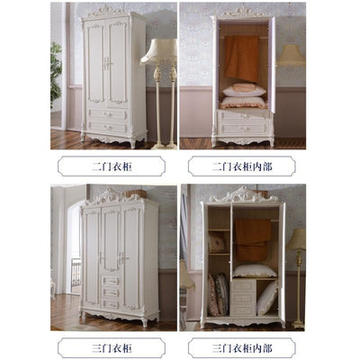 Wardrobe Sliding Door European Style Bedroom Wardrobe Sliding Door 2/3/4 Doors Wardrobe