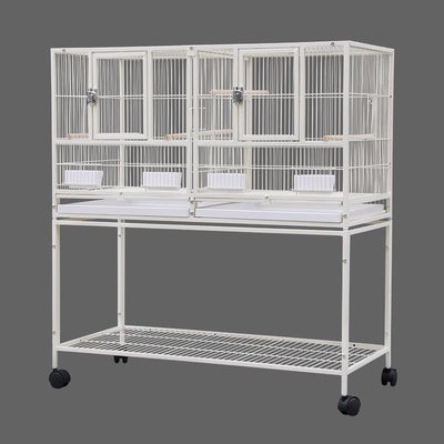 RUNPET Large Bird Cage Parrot Breeding Cage Large Space Birdcage