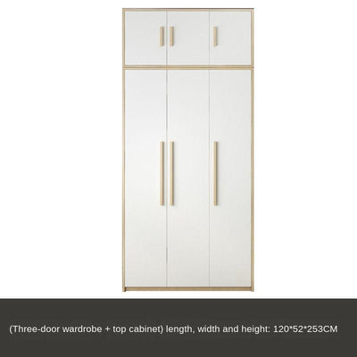 Nordic Wardrobe Simple Modern Economy Assembly Two-door Board Simple Custom Small Bedroom Wardrobe