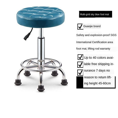 Lift 🔥ready Stock🔥2021 Bar Backrest Table Home High Round Fashion Creative Beauty Stool Swivel