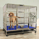 BOUSSAC Birdcage Stainless Steel Small, Medium Large Teddy German Shepherd Golden Retriever Samoyed