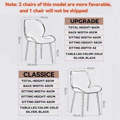 APOLLO Home Dining Chair Waterproof Non-slip Soft Leisure Chair Removable Living Room Backrest Chair