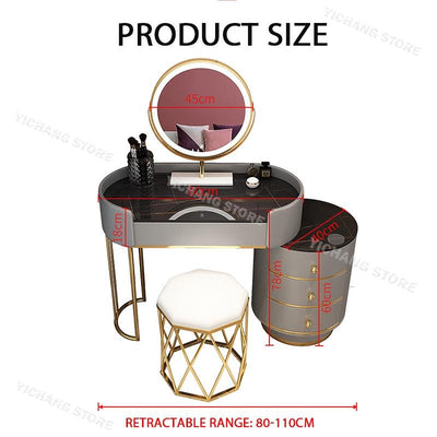 YICHANG Nordic dresser light luxury high-end new net red dressing table bedroom modern simple