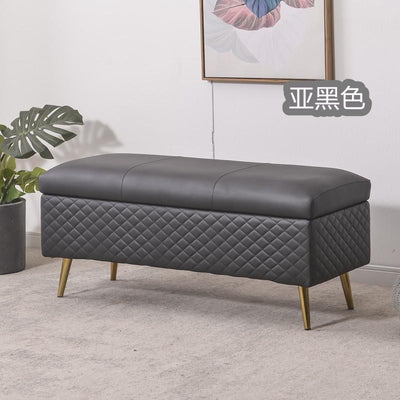 Pl Simple Storage Ottoman Sofa Stool Rectangle Shoes Changing Stool Clothing Store Storage Bench