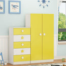 Simple Children's Wardrobe Baby Storage Combination Cabinet Girl Bedroom Wooden Wardrobe Baby