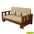 Solid Wood Sofa Bed Multifunctional Sofa Bed Simple Retractable Bed