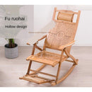 Sleeping Reclining Folding Lunch Break Free Household Balcony Leisure Elderly Bamboo Fu-shaped