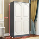 Kinbolee Solid Wood Wardrobe Multi-smell Small Wardrobe Nordic Sliding Door Wardrobe