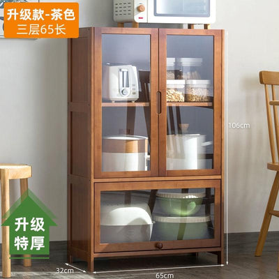 Side cabinet small size kitchen shelf storage cabinet living room wall family small family tea and