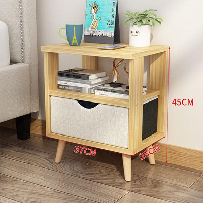 Bedside Cabinets with Drawers Furniture Wood Bedside Table Multiple Styles Bedside Table