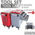 Syezyo Tool Box Cart Drawer Type ToolBox Workshop Tool Cabinet Repair Trolley Box Parts Cabinet Auto