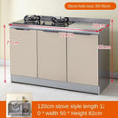 Stainless Steel Cabinet Simple Kitchen Cabinet Counter Stiller Cabinetself-assembly Economy Cabinet