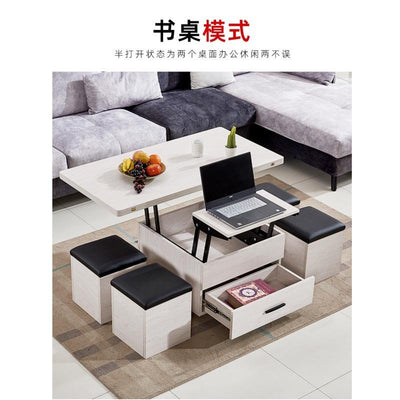 Coffee Table Lift Living Room Coffee Table Folding Telescopic Storage Tea Table