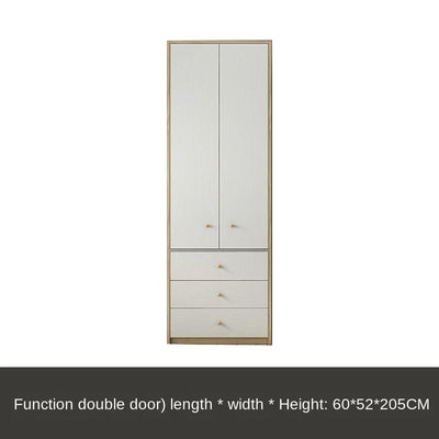 Nordic Wardrobe Simple Modern Economy Assembly Two-door Board Simple Custom Small Bedroom Wardrobe