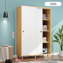 Kinbolee Nordic Wardrobe Sliding Door With Mirror Small Wardrobe Multi-smell Wardrobe