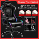 Desiny Gaming Chair Bluetooth Audio Computer Chair Color Light With Massage Office Chair