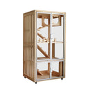 Pet Cage Cat Cabinet Cage House Indoor Winter Warm and Thick Enclosed House Package Installation