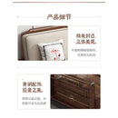 AUSITUR Sofa Living Room Solid Wood Sofa Winter And Summer Dual-use New Chinese Chaise Sofa Set