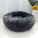 Byto Dog Bed Cat Bed Round Kennel House Long Plush Pets Beds For Medium Large Dogs Cats