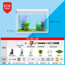 RUNPET Fish Tank Self Cleaning with Cabinet / Aquarium Light 60/80/100/120CM