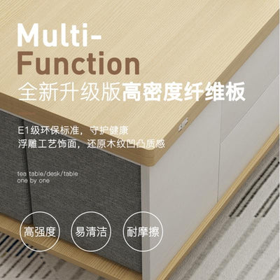 Upgrade Lifting Coffee Table Dual-use Dining Table Family Living Room Household Multi-functional