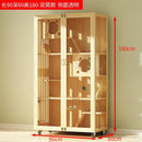 Pet Condo Cage Villa Luxury Double/Three-story Cat Villa Apartment Display Cabinet Household Solid