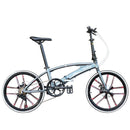 Hito bike X6 folding bike 22 inch double tube super portable road folding bike, aluminum alloy frame