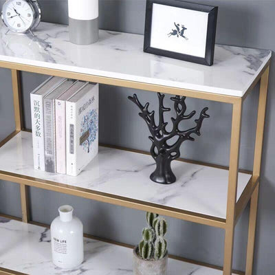 Minhe Furniture Northern Europe Marble Hall Hallway Cabinet Modern Simple Floor-mounted Storage Rack