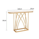 Nordic Console Table Home Living Room Light Luxury Marble Porch Table Modern Simple Console Table