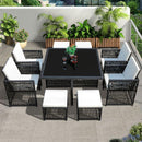 GC Outdoor Table And Chair Rattan Chair Combination Courtyard Leisure Balcony Terrace Garden Rattan