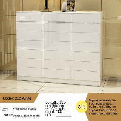 Door Shoe Cupboard Storage Partition Cabinet Ultra-thin Paint Xuan Guan Cabinet Simple Modern