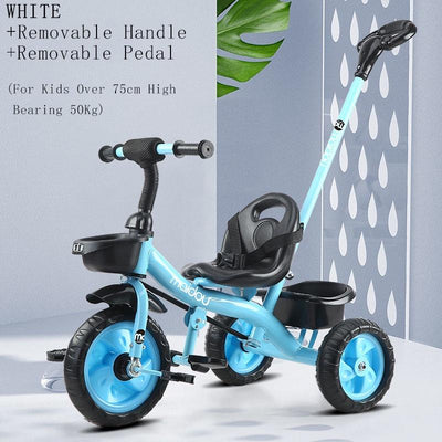 BabyDairy Tricycle 1-5 Years Old Multifunction Children Tricycle Baby Bicycle With Anti-slip Wheels