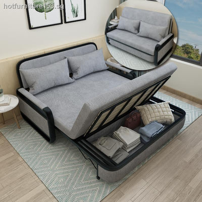 Foldable Sofa Bed Multifunctional Single And Double Sitting Sleeping Small Apartment Living Room