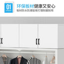 Kitchen Hanging Cabinet Wall Cabinet Top Cabinet Solid Wood Storage Cabinet Sliding Door Toilet