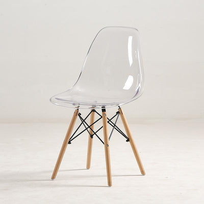 Dining 2021 Chair Transparent Nordic Stylish Table Simple Plastic Creative Casual Pc Coffee