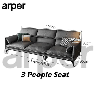 Arper Italian Sofa Living Room Waterproof 2 Seater Sofa Light Luxury 3 Seater Sofa Simple Sofa Bed