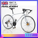 RALEIGH S9 Road Bike 24 Speed Male and Female Adult Students, Teenagers, Flat Handlebar, Variable